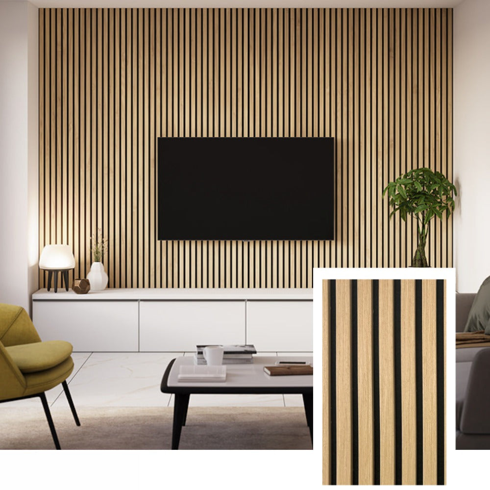 AureOak™ Heritage Acoustic Wall Panel — Golden Oak (2.7 × 1.10 m)