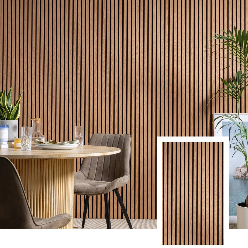 AureOak™ Heritage Acoustic Wall Panel — Golden Oak (2.7 × 1.10 m)